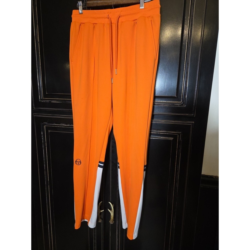 Sergio Tacchini Orion Medium Track Pants, Orange,white  Blue, Casual, Outdoors